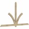 Ekena Millwork Redmond Rough Sawn Timber Gable Bracket, Douglas Fir, 96"W x 56"H x 2"D x 4"F, 14/12 Pitch GBW096X56X0204RED00RDF - alternate 4